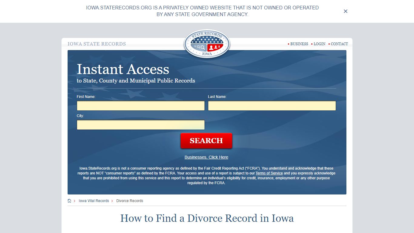 How to Find a Divorce Record in Iowa - Iowa State Records